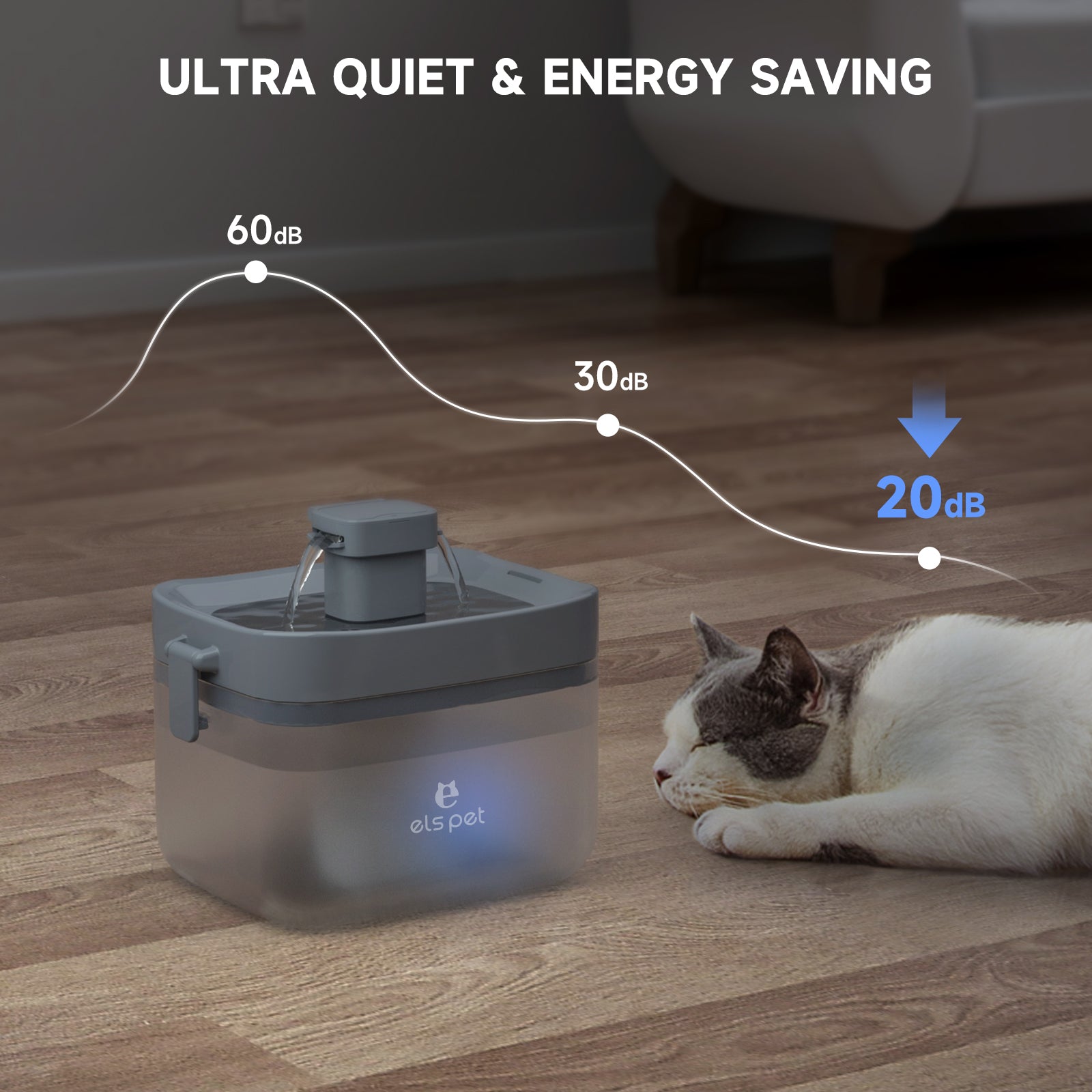 Mini Automatic Cat Water Fountain